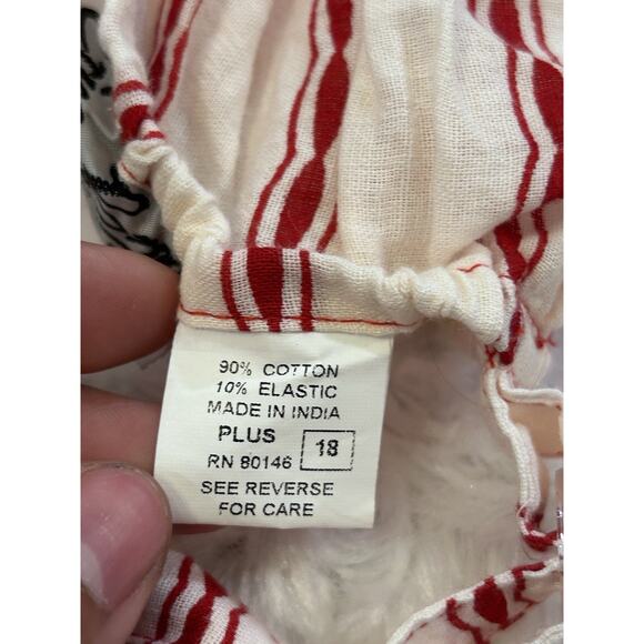 Erica Brooke lightweight Midi summer dress gauze island wear vacation Size 18 - Picture 7 of 7